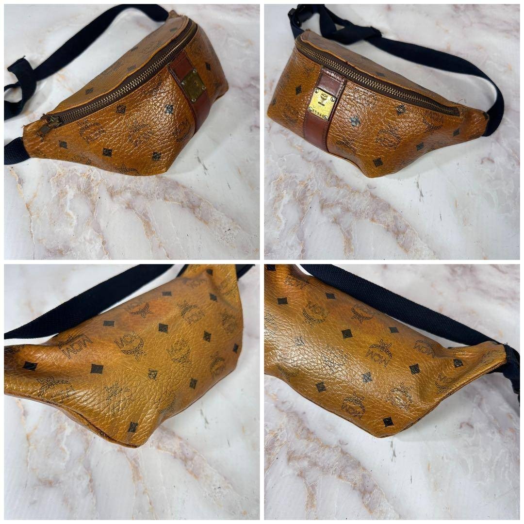 MCM - 希少 大人気 MCM ヴィセトス レザー ウエストポーチ ボディ