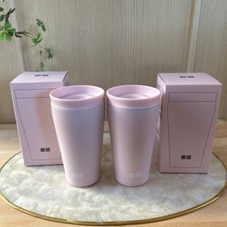 UNIQLO - スヌーピー ダークグレー リバーシブルフリースブランケット