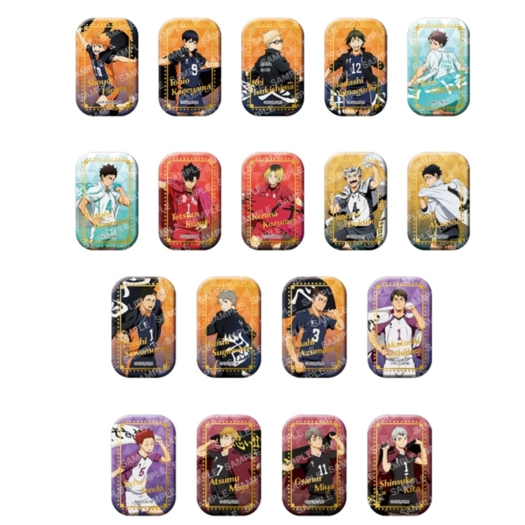 ハイキュー!! スクエア缶バッジ 横断幕 第一弾 第二弾 セブンネットの