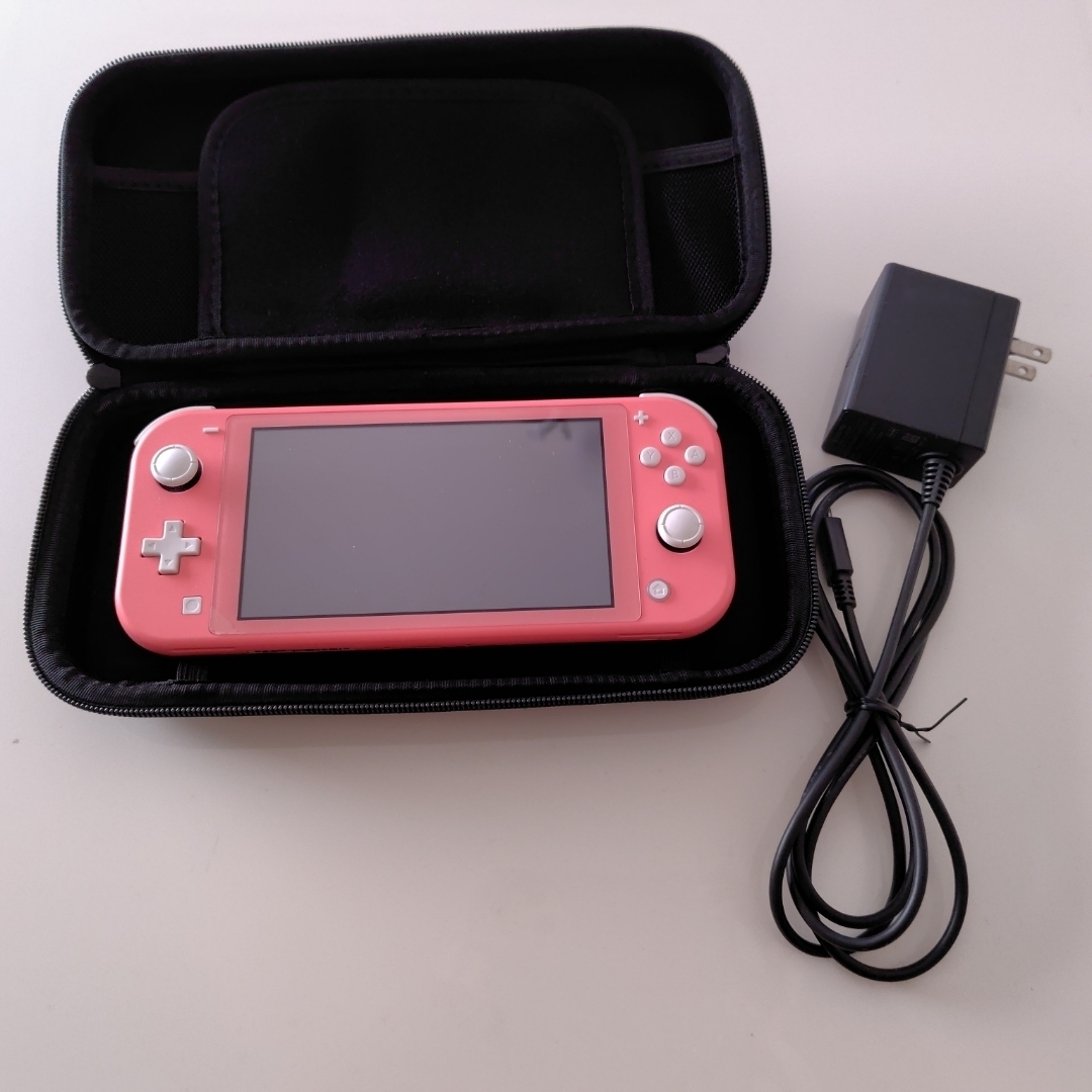 Nintendo Switch - Switch Lite コーラル 本体 付属品あり（動作確認