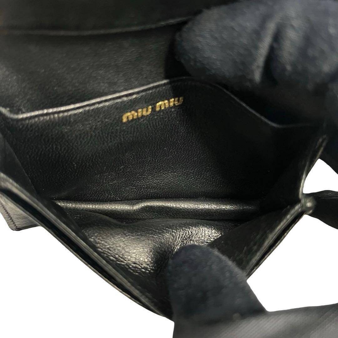 希少✨ミュウミュウ 名刺入れ カードケース キーリング マテラッセ