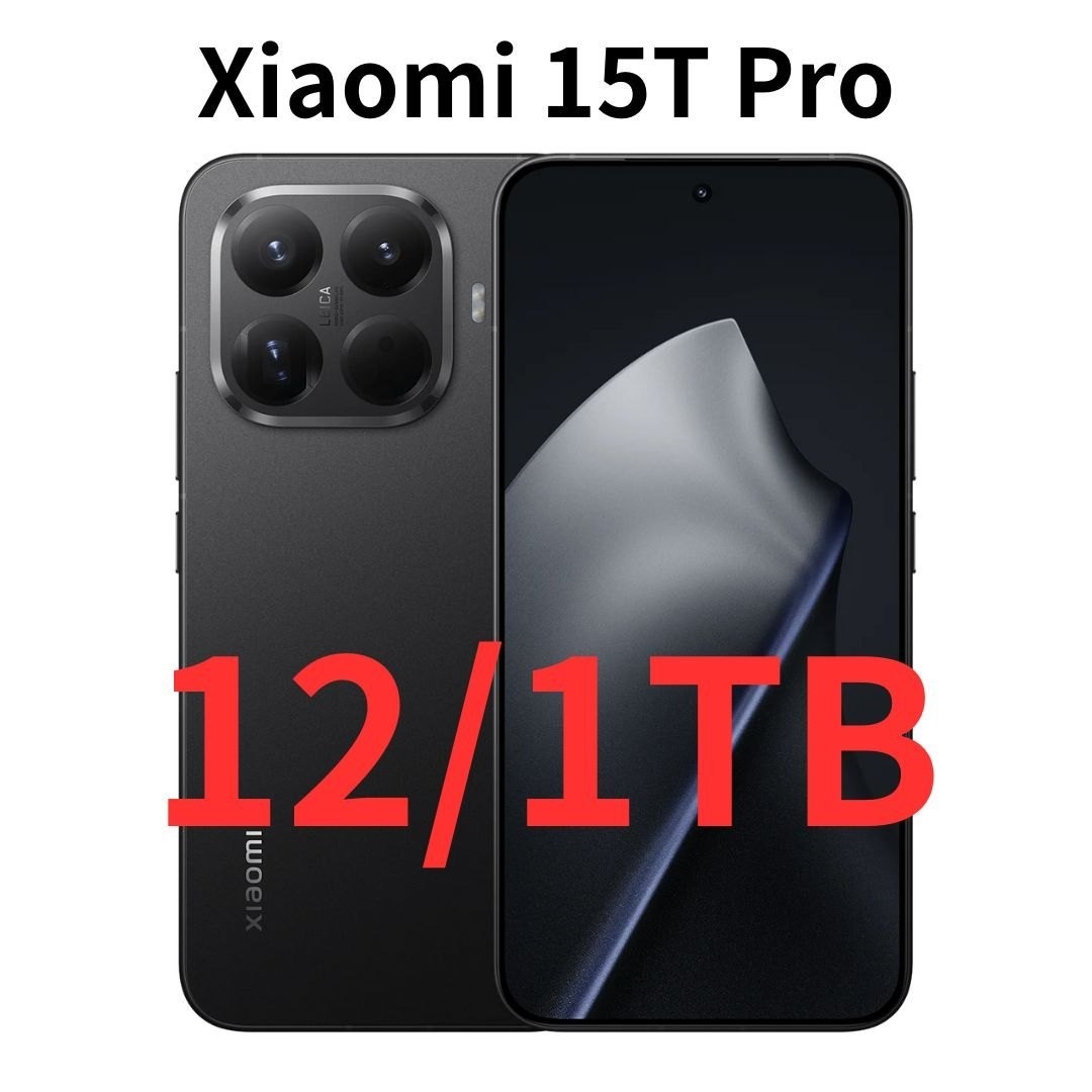 Xiaomi - 【SIMフリー】Xiaomi 15T Pro ブラック 12/1TB｜新品未開封の