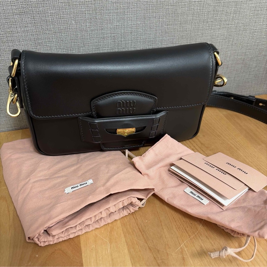 MIU MIU - miu miu ペニーバッグ 黒 保存袋付きの通販 by Hello's shop