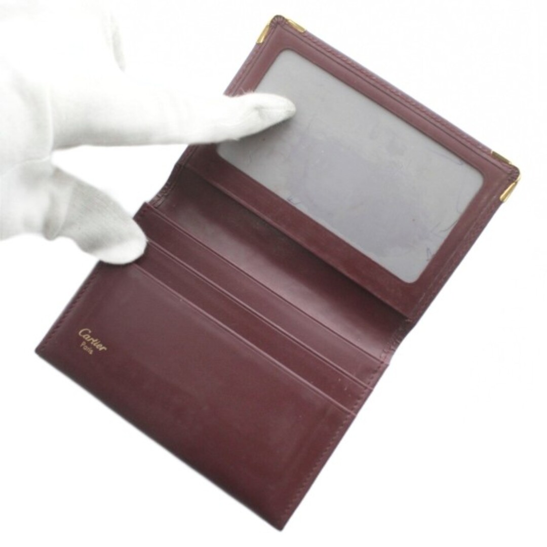 Cartier - カルティエ マストライン カードケース 名刺入れ レザー