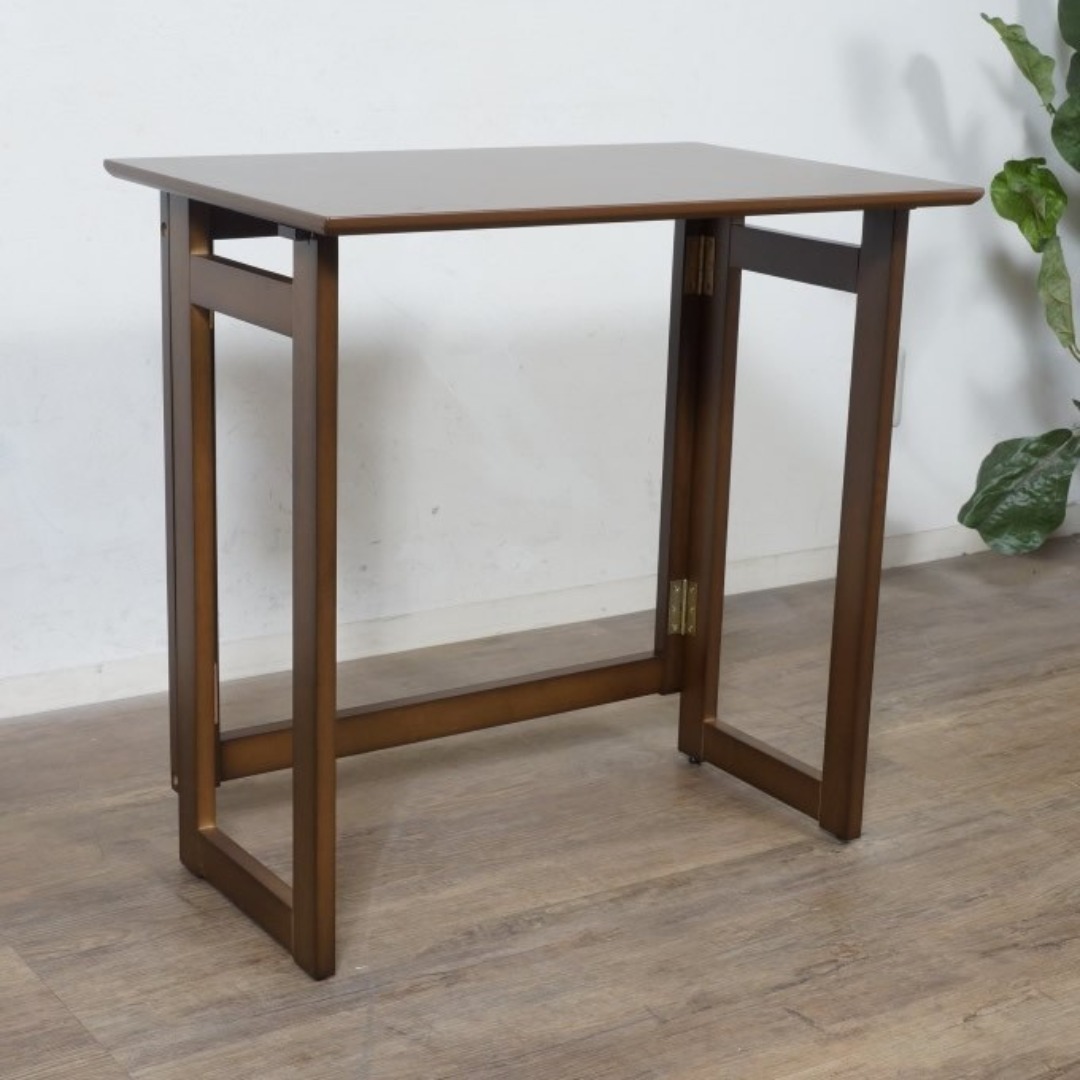 送料無料【新品訳あり】折りたたみ デスク ＆ チェア 2点セット