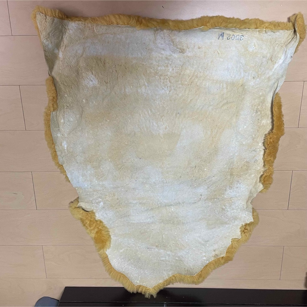 ムートン ラグ 日本ムートン 4枚セット 冬キャンプ