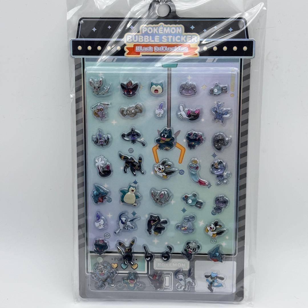 ポケモン - ポケモン バブルステッカー Black 韓国限定の通販 by