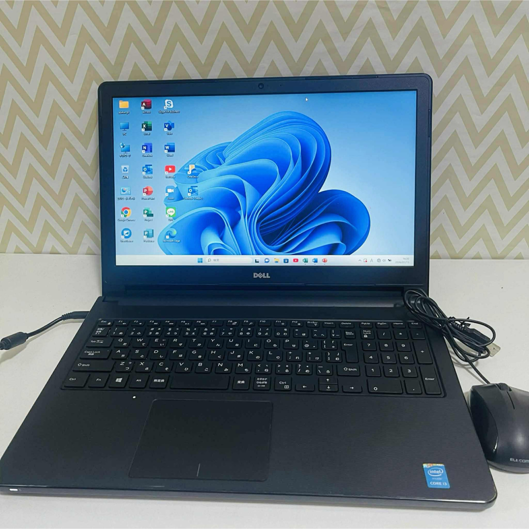 DELL - T8 DellノートパソコンWEBカメラSSD高速Windows11オフィス付き