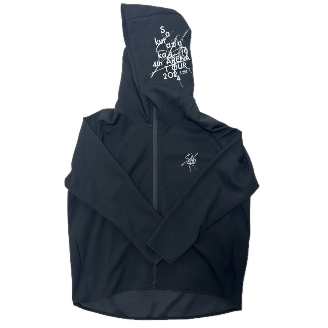 櫻坂46 - 櫻坂46 4th ARENA TOUR ボンディングビッグパーカー黒Mサイズ