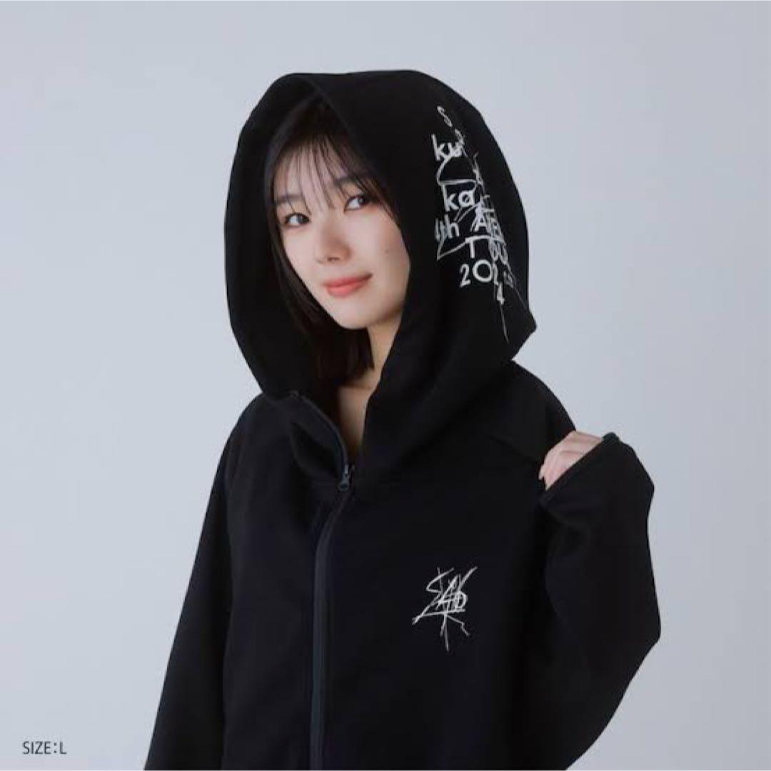 櫻坂46 - 櫻坂46 4th ARENA TOUR ボンディングビッグパーカー黒Mサイズ