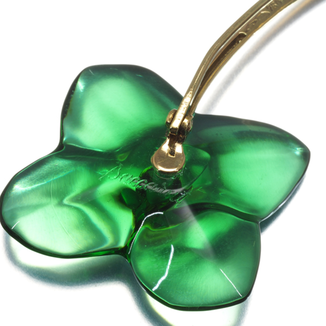 Baccarat - バカラ ブローチ クリスタルガラス オルテンシア フラワー