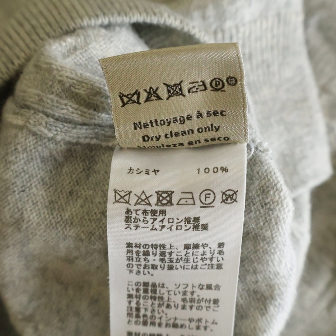 HERMES - HERMES エルメス 3Dニット カシミアセーター グレーの通販 by