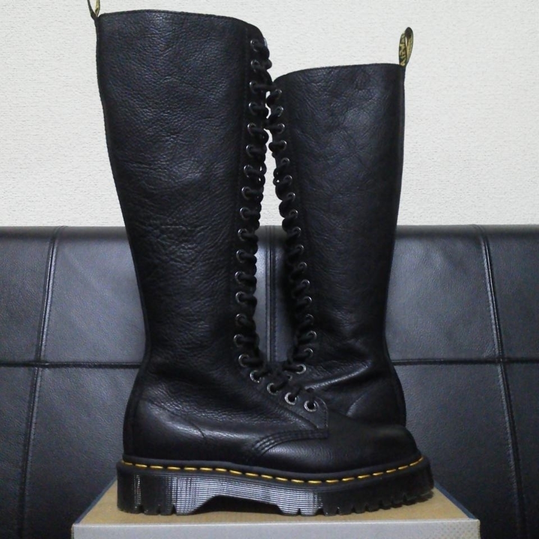 Dr.Martens - Dr.Martens 1B60BEX UK5 黒 厚底 20ホール 平手友梨奈 の