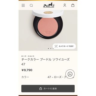 HERMES - エルメス - チークカラー プードル ソワイユーズ47の通販 by