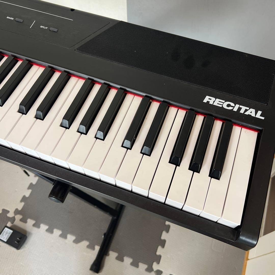 横浜市内配達】スタンド付き！88鍵盤 電子ピアノ Alesis RECITAL
