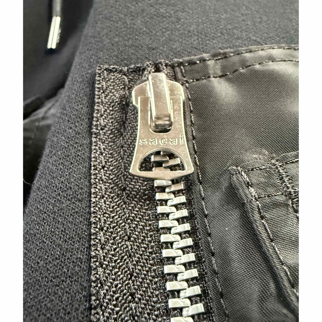 sacai - 25AW新品 sacai スポンジ スウェット パーカー ドッキング MA