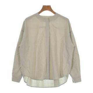 evam eva - 未使用級✨evam eva 水撚りリネンノーカラー 長袖ブラウス