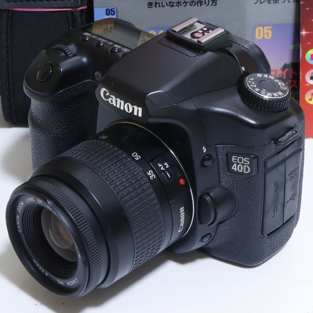 ☆スマホに送れる一眼レフ☆本格入門機☆キャノンEOS40Dセット♪