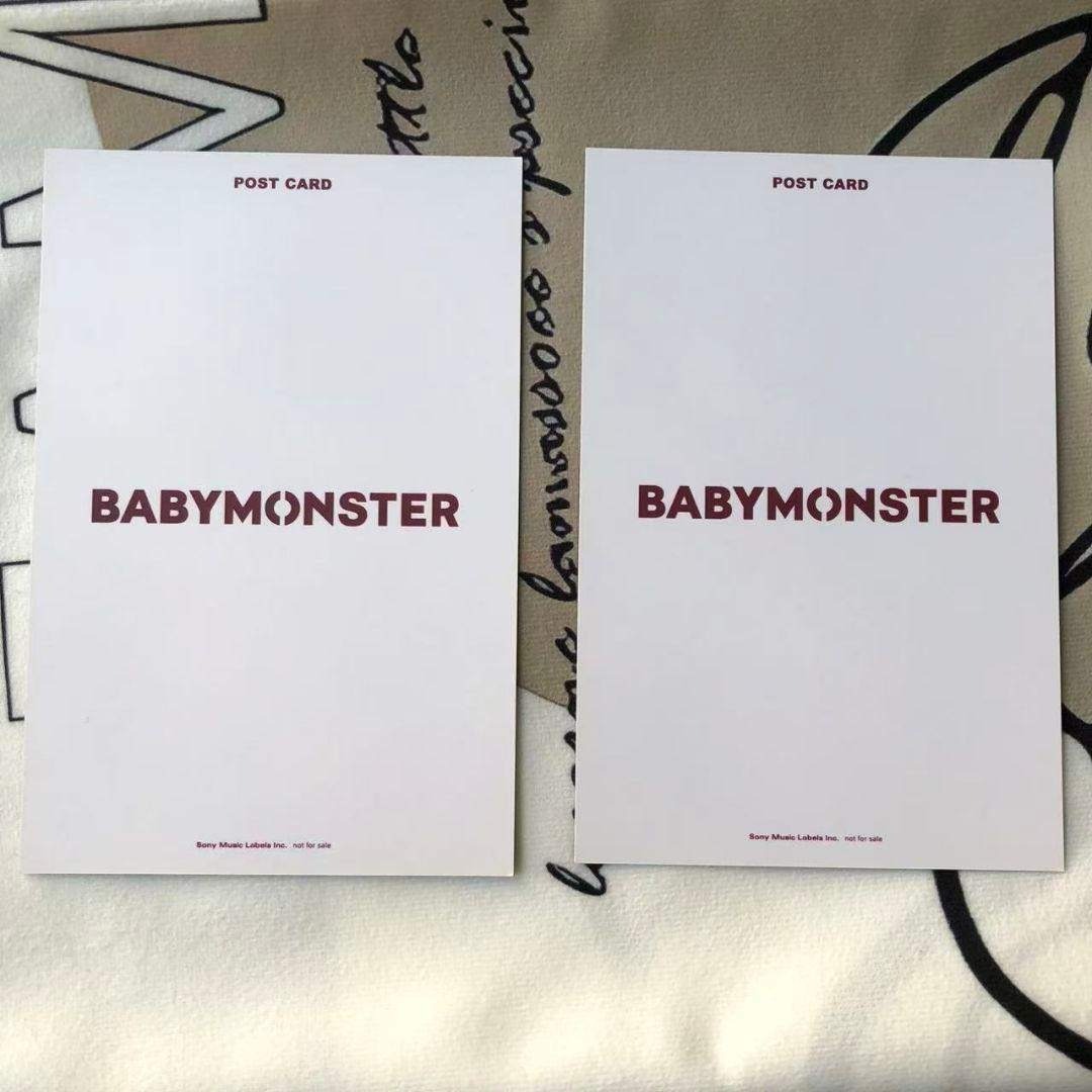BABYMONSTER アヒョン 5/11 5/12 B賞 ポストカード 2種 BABYMONSTER