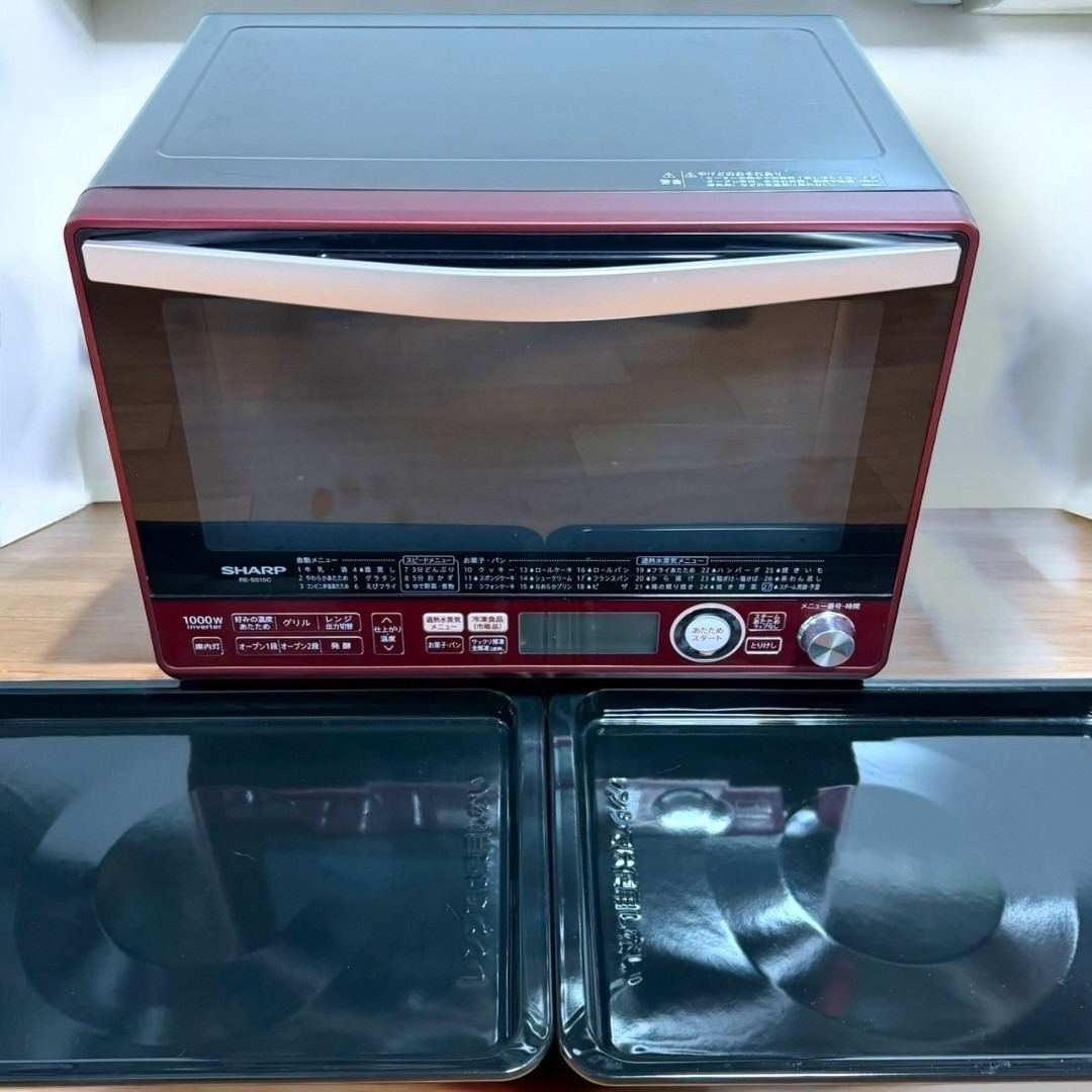SHARP - ☆ シャープ RE-SS10C R 加熱水蒸気 スチーム オーブンレンジ