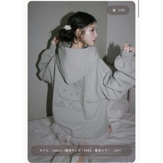 Darich - 新品タグ付き ダーリッチ DDロゴビジュージップパーカー