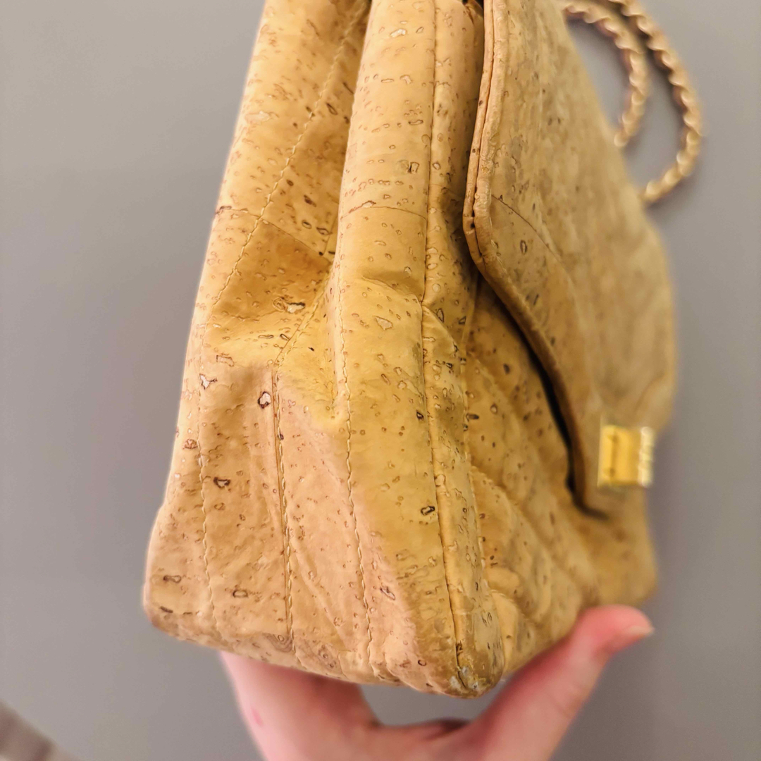 ゆりか様♡CHANEL 2.55 コルクレザー Vステッチ チェーンバッグ CHANEL