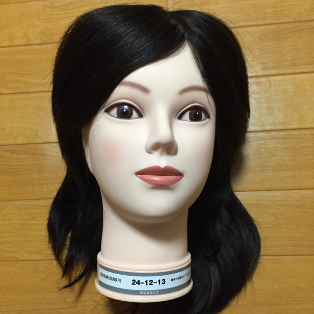 美容師国家試験 実技課題試験用 カットウィッグ 24-12-14 国家試験用
