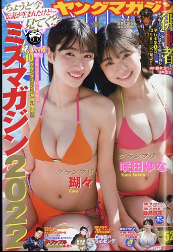 週刊ヤングマガジン 2022年12/12号 (発売日2022年11月28日) | 雑誌