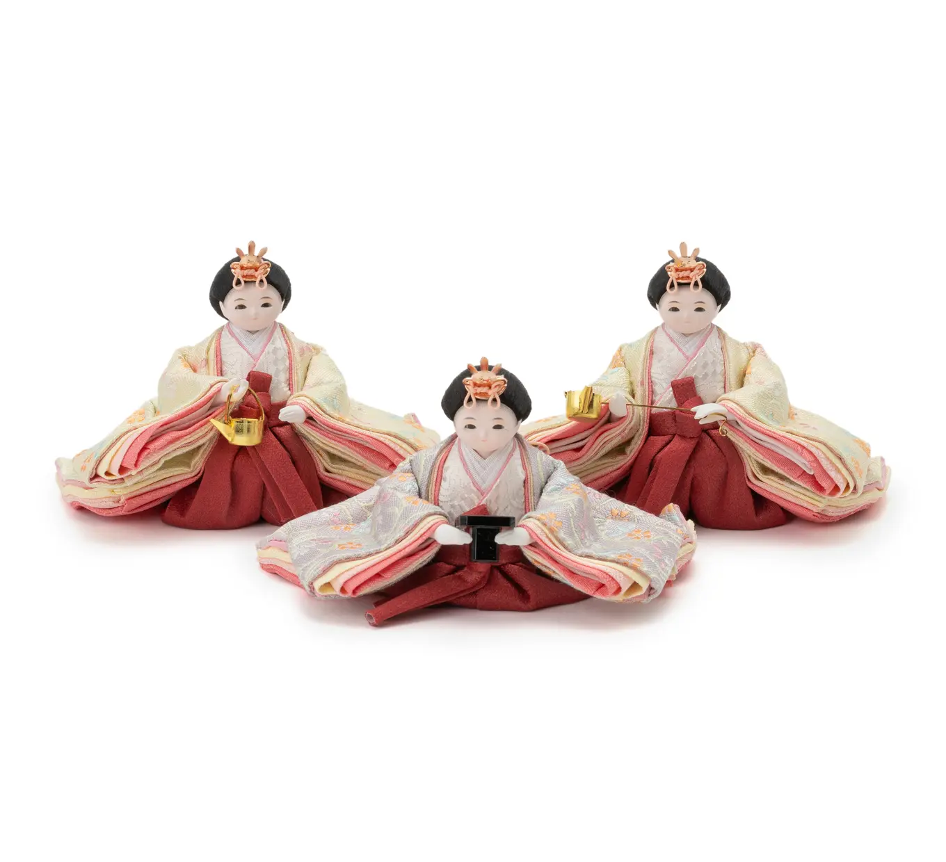 雛人形「衣装着用 外付け台（三人官女用） ナチュラル」｜雛人形の通販