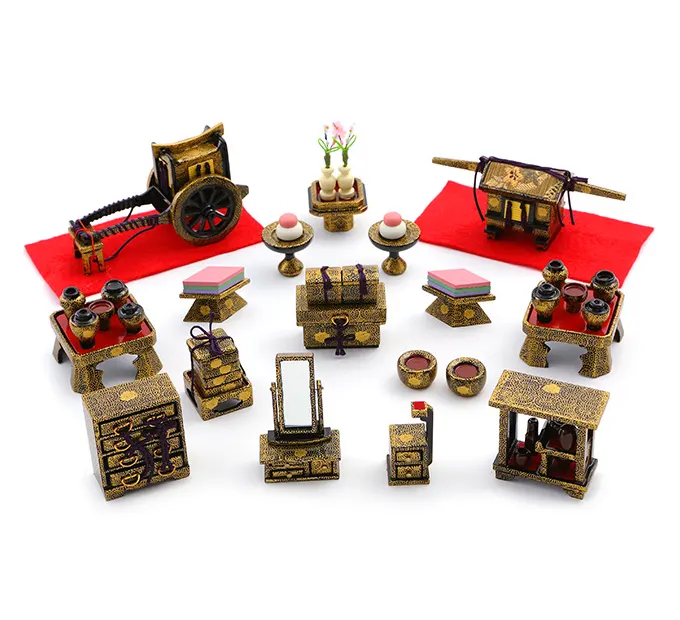 雛人形「雛道具 フルセット・古代唐草（WEB限定）」｜雛人形の通販