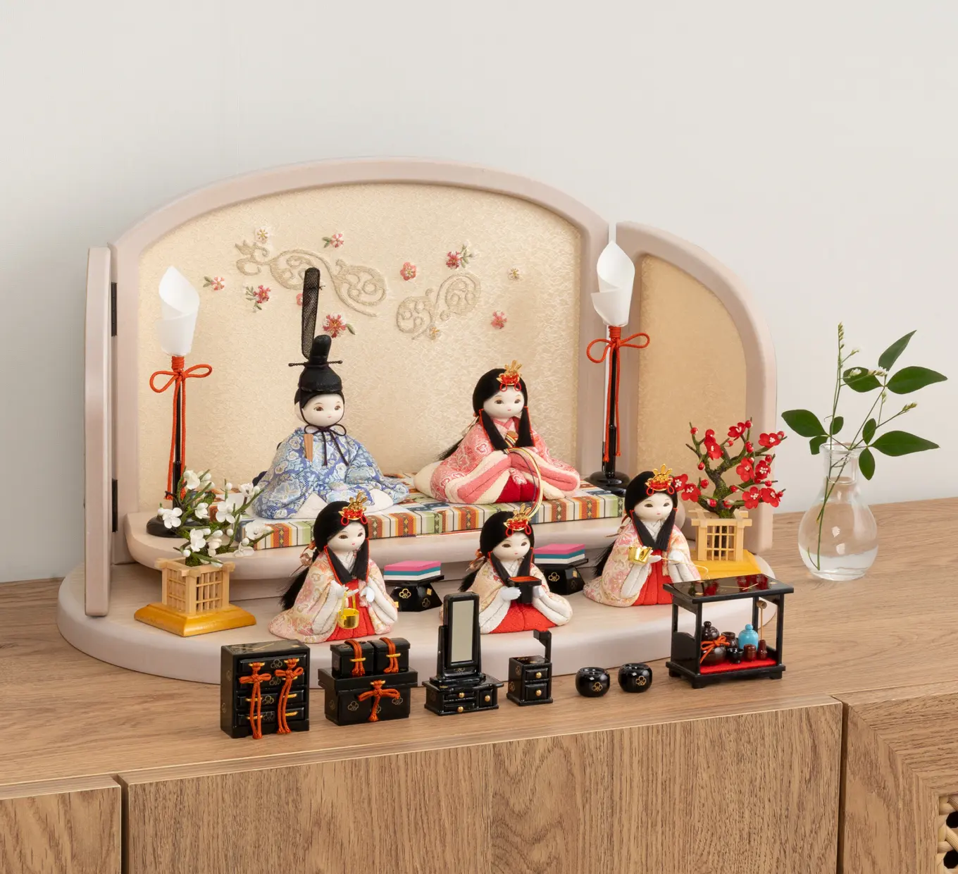 雛人形「雛道具 嫁入セット（ミニ）（WEB限定）」｜雛人形の通販 ふらここ