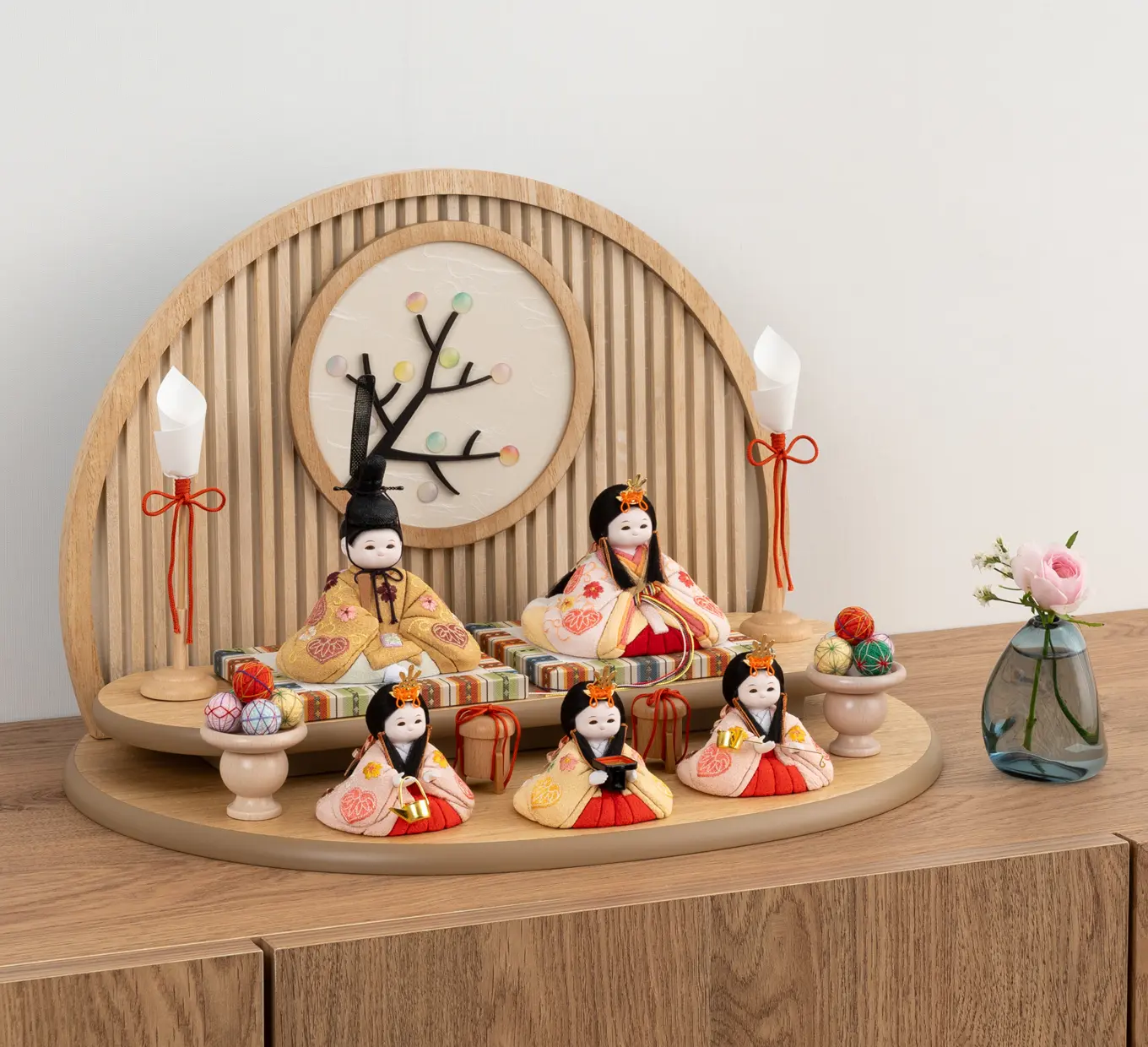 雛人形「雛道具 行器 ミニ（ナチュラル）」｜雛人形の通販 ふらここ