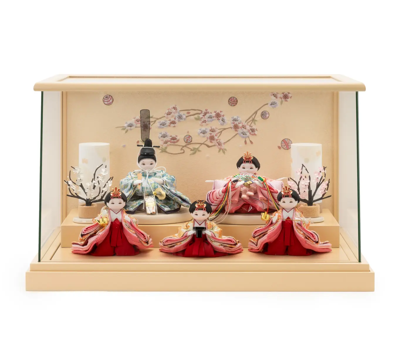 雛人形「そよそよ 三人官女 衣装着・永遠の香」｜雛人形の通販 ふらここ