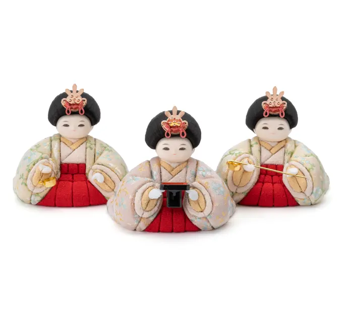 雛人形「まいまい 三人官女 永遠の香」｜雛人形の通販 ふらここ