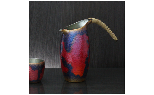 純錫 ぐい呑み (50ml) 日本酒 錫製 盃 贈答品 新潟県 弥彦村_手作り