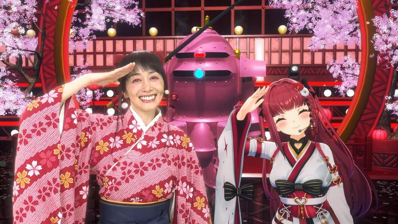 宝鐘マリンのライブに声優 横山智佐が出演 「サクラ大戦」名曲を