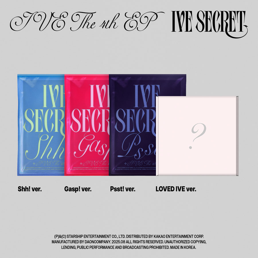 IVE THE 4th EP ＜IVE SECRET＞ HMV限定特典付きご予約受付開始|K-POP