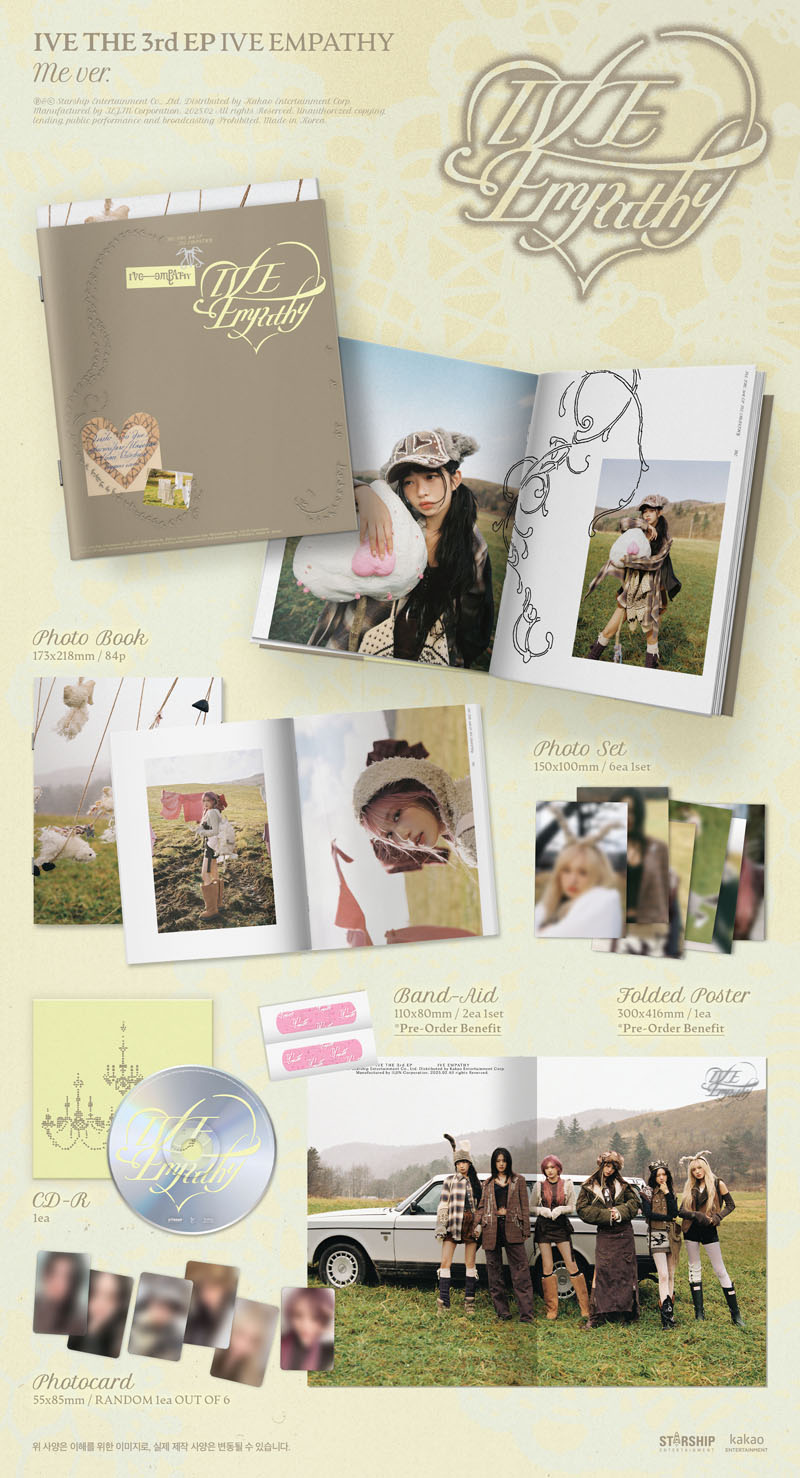 IVE 3rd EP ＜IVE EMPATHY＞《HMV限定特典付き》|K-POP・アジア