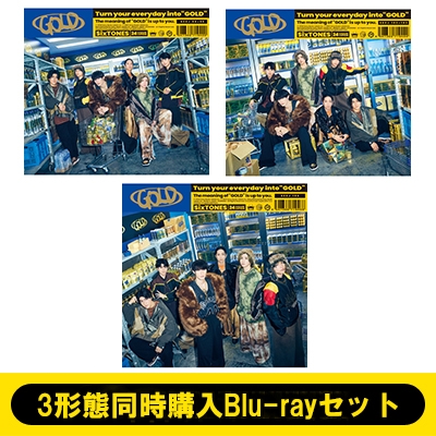3形態同時購入Blu-rayセット》 GOLD 【初回A盤+初回B盤+通常盤