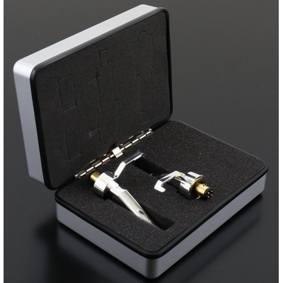 樽屋 カートリッジ TW-FPC-07M 銀針 (ケース付2本セット) : レコード針