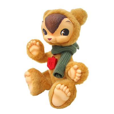 トイズフィールド / KUMA フルアクション ぬいぐるみ (マロンゴールド