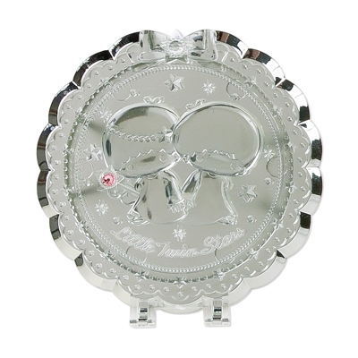 リトルツインスターズ キラキラコンパクトミラー : サンリオ