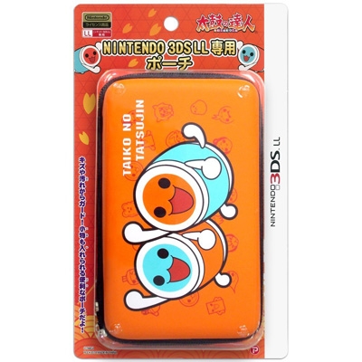 太鼓の達人 ポーチ オレンジ（ニンテンドー3DS LL専用） : Game