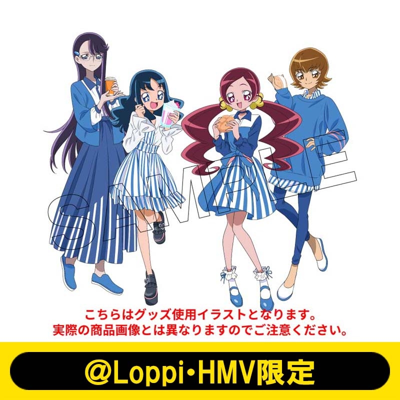 ハートキャッチプリキュア!アクリルスタンド+オーロラ缶バッジ【lh限定