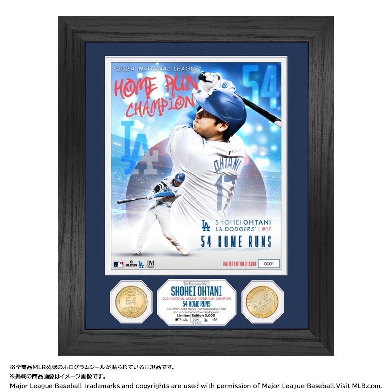 ドジャース 大谷翔平 2024 NL ホームラン王獲得記念 ダブルコイン