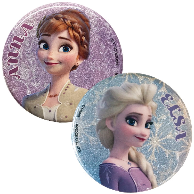 グリッター缶バッジセット / アナと雪の女王2 : アナと雪の女王2
