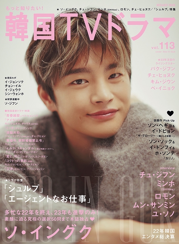 もっと知りたい！韓国TVドラマ vol.113【表紙：ソ・イングク