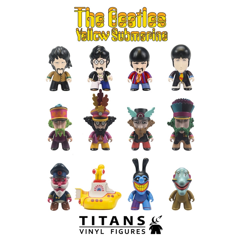 ビートルズ / イエロー・サブマリン ビニールミニフィギュア(20個入り