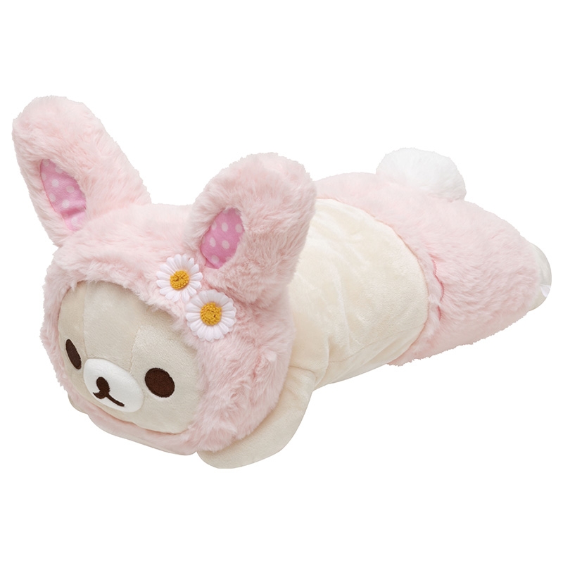 くたくた抱きぐるみ(コリラックマ)/ お花畑の小さな子うさぎ