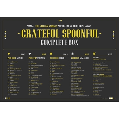 THE YELLOW MONKEY SUPER JAPAN TOUR 2019 -GRATEFUL SPOONFUL